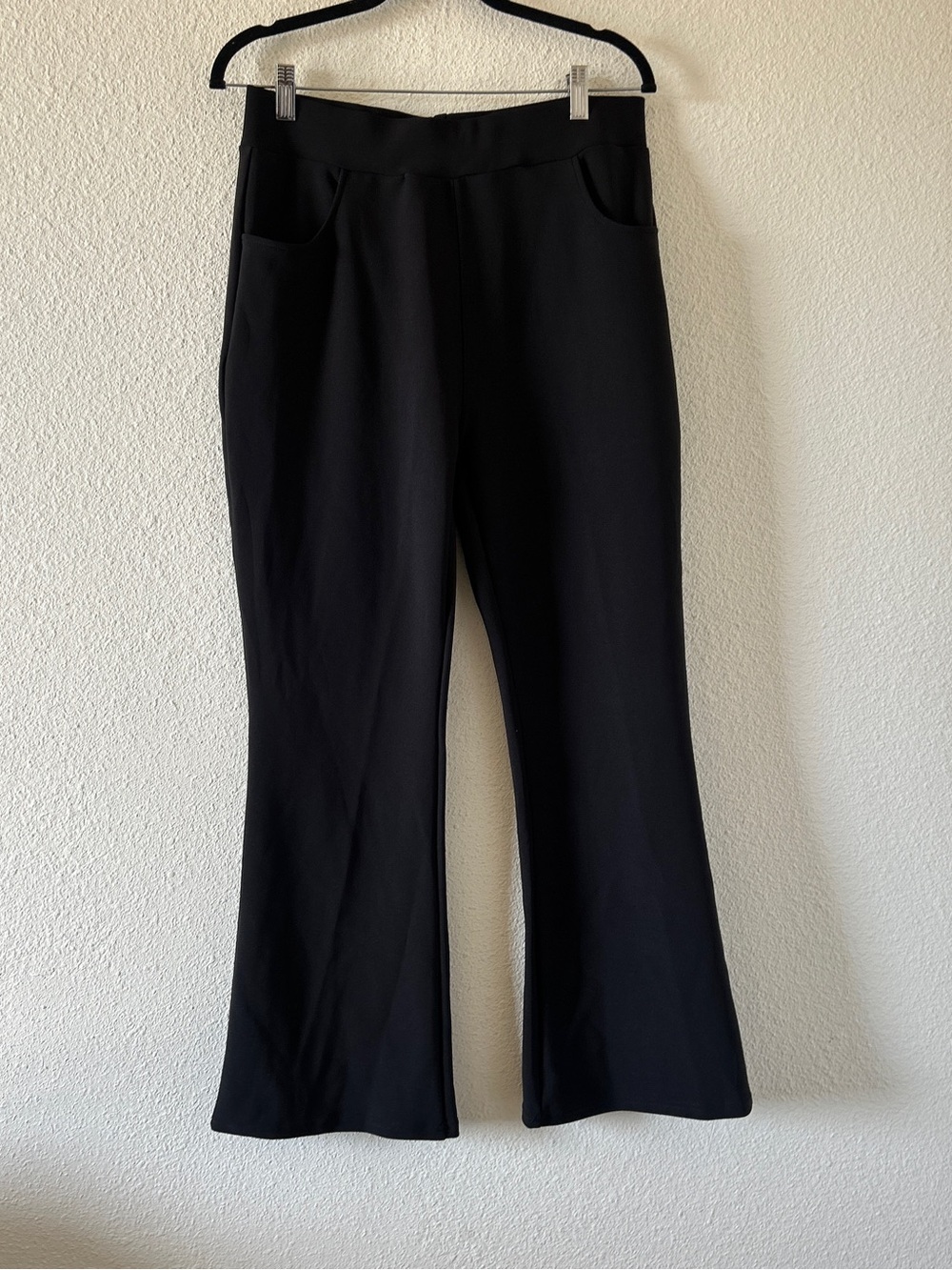 Free Haven Dressy Office Pull on Flare Pants Women’s Large black